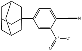 2-Nitro-4-(tricyclo[3.3.1.13,7]decan-1-yl)benzonitrile Struktur