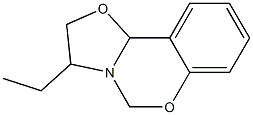 5H,10bH-Oxazolo[3,2-c][1,3]benzoxazine,3-ethyl-2,3-dihydro-(9CI) Struktur