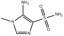 1H-Imidazole-4-sulfonamide,5-amino-1-methyl-(9CI) Struktur