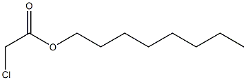 Acetic acid, chloro-, C8-18-alkyl esters Struktur