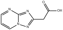 [1,2,4]triazolo[1,5-a]pyrimidin-2-ylacetic acid Struktur