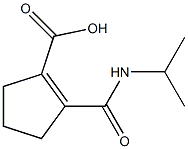 1-Cyclopentene-1-carboxylicacid,2-[[(1-methylethyl)amino]carbonyl]-(9CI) Struktur