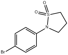 2-(4-bromophenyl)isothiazolidine 1,1-dioxide Struktur