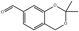 4H-1,3-Benzodioxin-7-carboxaldehyde,2,2-dimethyl-(9CI) Struktur