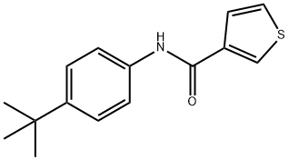 3-Thiophenecarboxamide,N-[4-(1,1-dimethylethyl)phenyl]-(9CI) Struktur