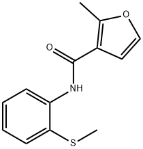 3-Furancarboxamide,2-methyl-N-[2-(methylthio)phenyl]-(9CI) Struktur