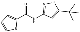 2-Thiophenecarboxamide,N-[5-(1,1-dimethylethyl)-3-isoxazolyl]-(9CI) Struktur