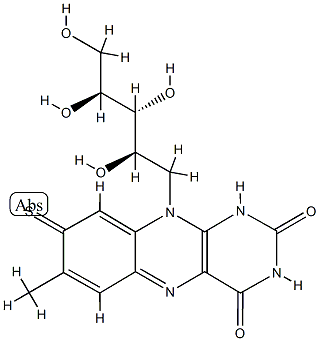 8-mercaptoriboflavin Struktur