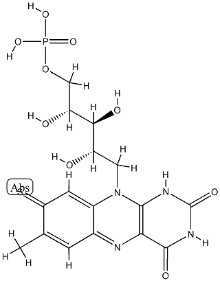 8-mercapto-FMN Struktur