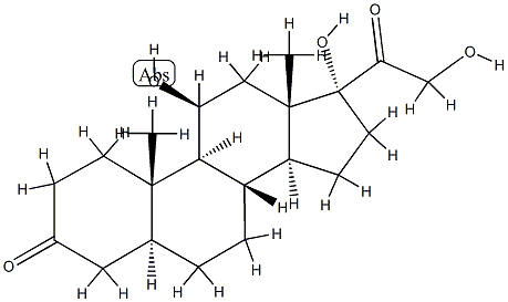 Allodihydrohydrocortisone Struktur