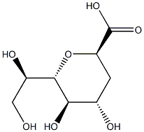 D-glycero-L-manno-Octonic acid, 2,6-anhydro-3-deoxy- (9CI) Struktur