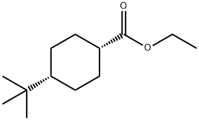 4α-tert-Butylcyclohexane-1α-carboxylic acid ethyl ester Struktur