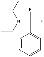 3-Pyridinemethanamine,N,N-diethyl--alpha-,-alpha--difluoro-(9CI) Struktur