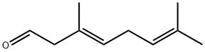 dimethyloctadienal,(E)-3,7-dimethyl-3,6-octadienal Struktur