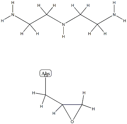 1,2-Ethanediamine, N-(2-aminoethyl)-, reaction products with epichlorohydrin Struktur