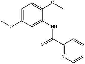 2-Pyridinecarboxamide,N-(2,5-dimethoxyphenyl)-(9CI) Struktur