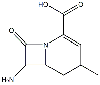 1-Azabicyclo[4.2.0]oct-2-ene-2-carboxylicacid,7-amino-4-methyl-8-oxo-(9CI) Struktur