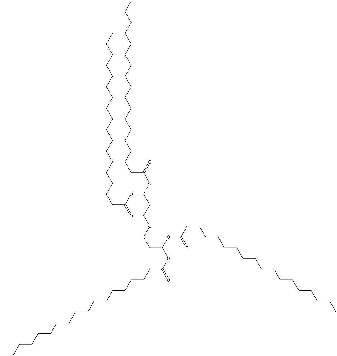 POLYGLYCERYL-2 TETRASTEARATE Struktur