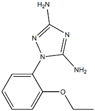 1H-1,2,4-Triazole-3,5-diamine,1-(2-ethoxyphenyl)-(9CI) Struktur