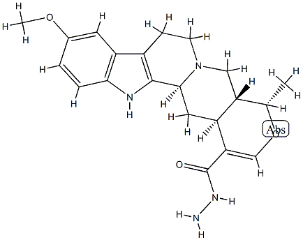 10-Methoxy raubasinique acide hydrazide [French] Struktur