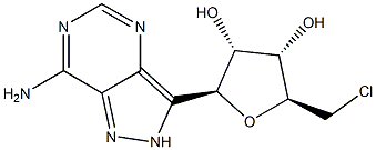 5'-deoxy-5'-chloroformycin Struktur