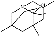 1-Azatricyclo[3.3.1.13,7]decane-2,2-diol, 3,5,7-trimethyl- (9CI) Struktur