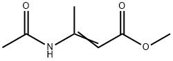 Methyl 3-(acetylamino)-2-butenoate Struktur