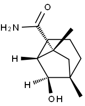 Bicyclo[3.2.1]octane-6-carboxamide, 8-hydroxy-1,6-dimethyl-, (1R,5S,6S,8R)-rel- (9CI) Struktur