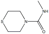 4-Thiomorpholinecarboxamide,N-methyl-(9CI) Struktur