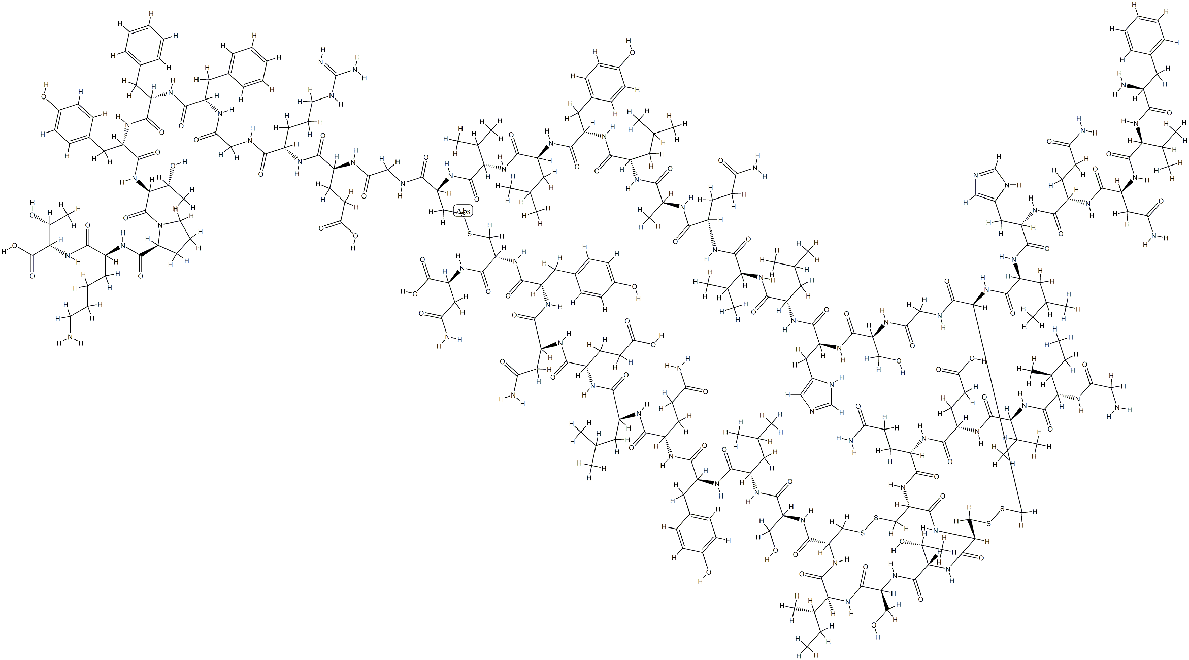 insulin, Gln(B13)- Struktur