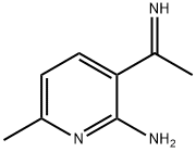 2-Pyridinamine,3-(1-iminoethyl)-6-methyl-(9CI) Struktur