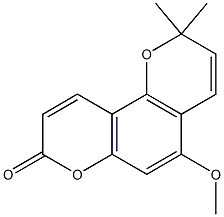 Alloxanthoxyletin Struktur