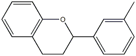 2H-1-Benzopyran,3,4-dihydro-2-(3-methylphenyl)-(9CI) Struktur