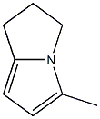 1H-Pyrrolizine,2,3-dihydro-5-methyl-(7CI,8CI,9CI) Struktur