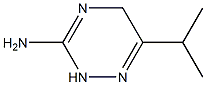 1,2,4-Triazin-3-amine,2,5-dihydro-6-(1-methylethyl)-(9CI) Struktur