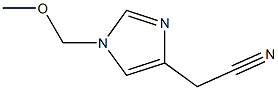 1H-Imidazole-4-acetonitrile,1-(methoxymethyl)-(9CI) Struktur