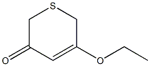 2H-Thiopyran-3(6H)-one,5-ethoxy-(9CI) Struktur