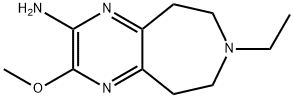 5H-Pyrazino[2,3-d]azepin-2-amine,7-ethyl-6,7,8,9-tetrahydro-3-methoxy-(9CI) Struktur