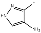 1H-Pyrazol-4-amine,3-fluoro-(9CI) Struktur