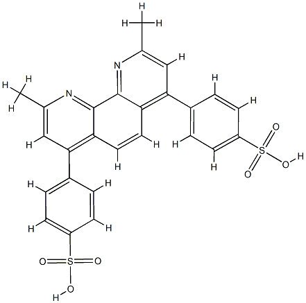 bathocuproine sulfonate Struktur