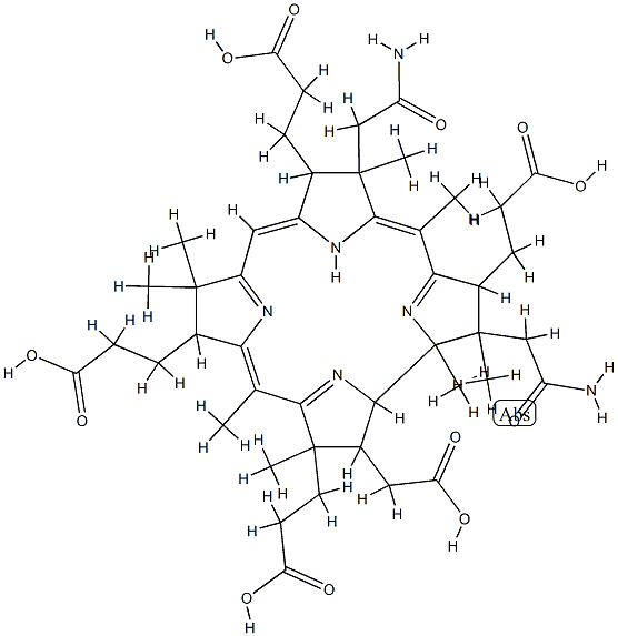 hydrogenobyrinic acid-a,c-diamide Struktur