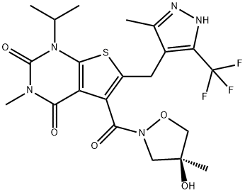 AZD-3965 Struktur