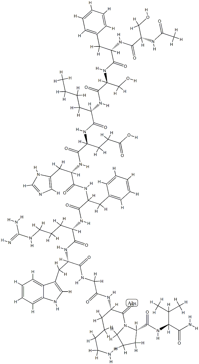 MSH, (2-Phe-4-Nle)alpha- Struktur