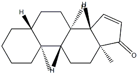 5α-Androst-15-en-17-one Struktur