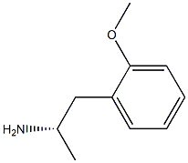 Benzeneethanamine, 2-methoxy-α-methyl-, (αS)- Struktur