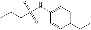 1-Propanesulfonamide,N-(4-ethylphenyl)-(9CI) Struktur