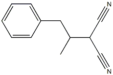 2-(α-Methylphenethyl)malononitrile Struktur