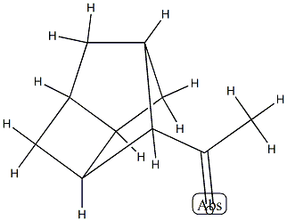 Ethanone, 1-tricyclo[3.2.1.03,6]oct-2-yl-, stereoisomer (9CI) Struktur