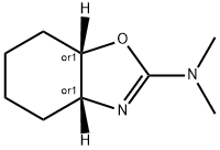 2-Benzoxazolamine,3a,4,5,6,7,7a-hexahydro-N,N-dimethyl-,(3aR,7aS)-rel- Struktur