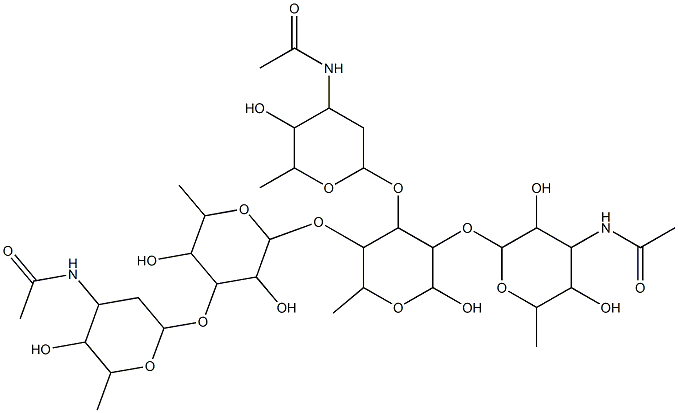 viridopentaose B Struktur